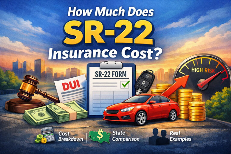 How much SR-22 insurance costs for high-risk drivers