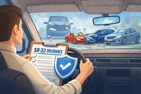 Does SR-22 provide coverage for my vehicle under an insurance policy
