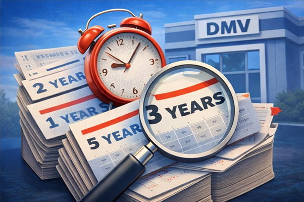 How long SR-22 is required in each state after violations