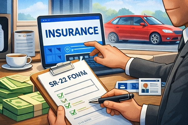 Steps showing how to get SR-22 insurance in Texas