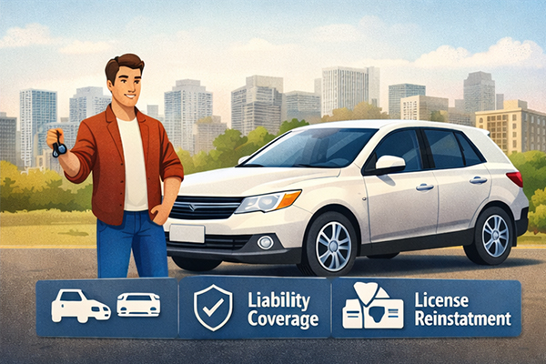 Non-owner SR-22 insurance California policy