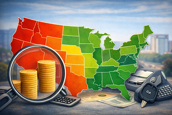 SR-22 insurance cost by state comparison using charts and state-level visuals