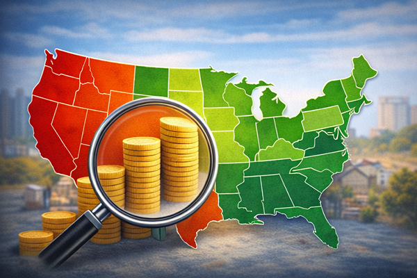 State-by-state SR-22 insurance rates visualized with maps and cost indicators