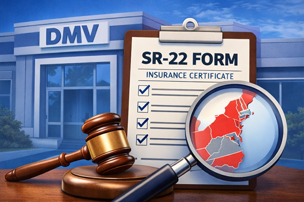 States that require SR-22 filing for high-risk drivers