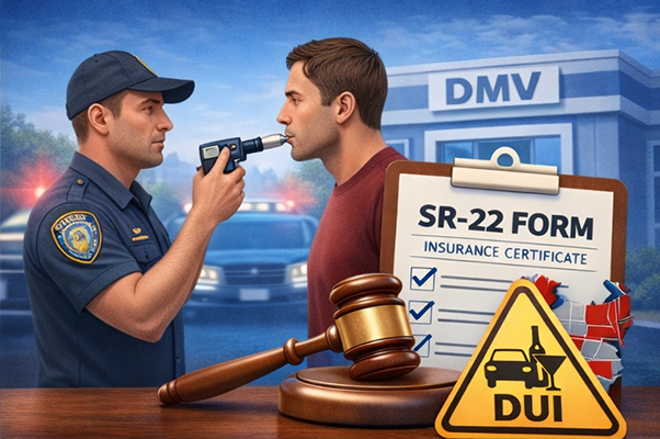States with mandatory SR-22 after DUI conviction