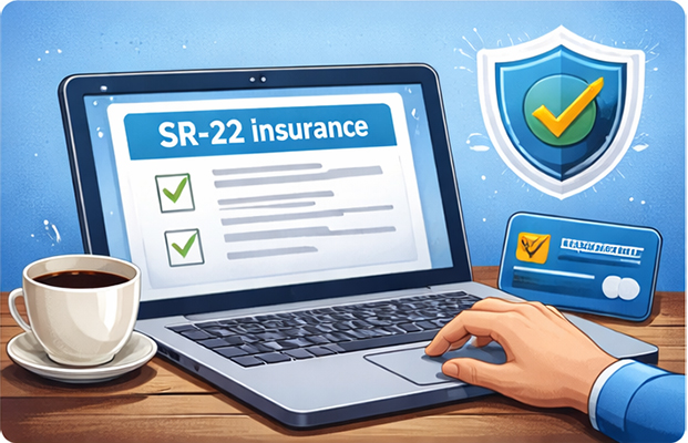 Steps to file SR-22 insurance online through an insurance provider