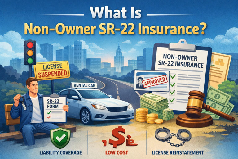 What is non-owner SR-22 insurance and how it works for drivers without a car