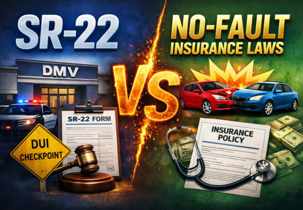 SR-22 insurance compared with no-fault insurance laws under U.S. state regulations