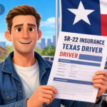 Driver handling SR-22 insurance paperwork in California after license suspension