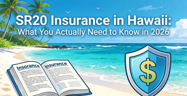 SR22 Insurance in Hawaii: What You Actually Need to Know in 2026 Without wasting hundreds of needless dollars