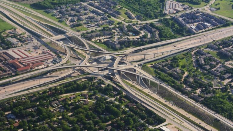 US highway interchange